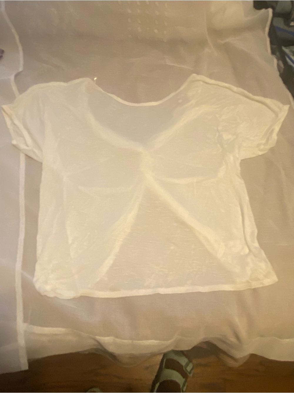 Fashion Nova White Short Sleeve Scoop Neck Tee